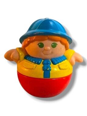 Playskool Weeble Wobble Vintage 1987 Pilot Toy